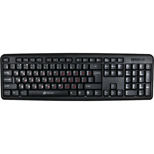 Клавиатура Oklick 90M черный USB