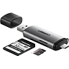Картридер UGREEN USB-C + USB-A 3.0 для карт памяти TF/SD (50706)