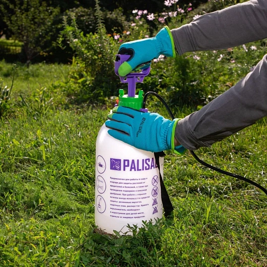 Опрыскиватель ручной 7 л с насосом, шлангом, разбрызгиватель Palisad 64750