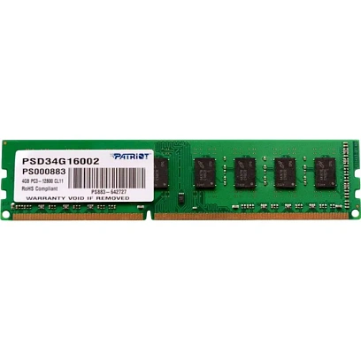 Модуль памяти Patriot DIMM DDR3 4Gb 1600Mhz CL11 PSD34G16002
