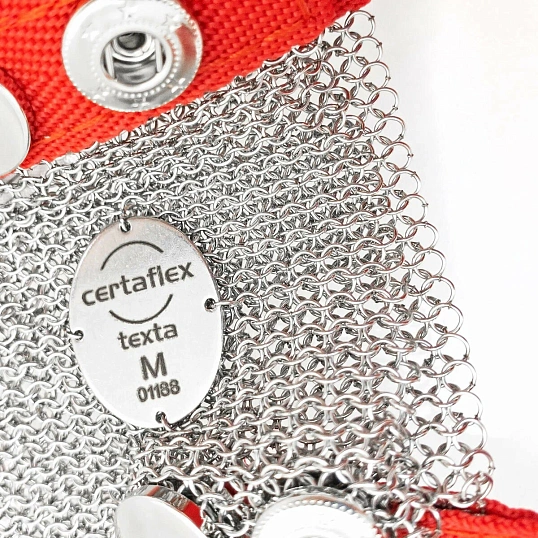 Перчатка кольчужная Certaflex Prima 3-палая с ремешком TPU р.XL,ЧЕРКИЗОВО