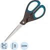Ножницы Maped ESSENTIALS SOFT 170мм,прорез.симметричн ручки,черн/син,468210
