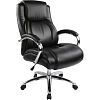 Кресло BN_Dp_EChair-585 TR рецикл.кожа черный, хром