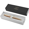 Ручка шариковая Parker Jotter Gold GT 0,8мм, синяя, кнопочн, 9000012093
