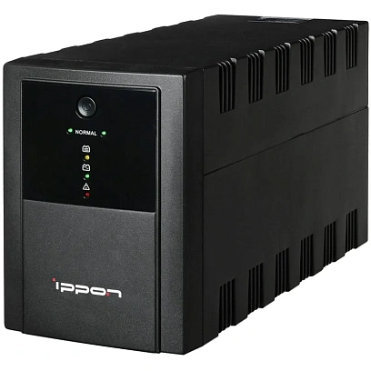 ИБП Ippon Back Basic 1500 Euro, 900Вт/1500VA, черный