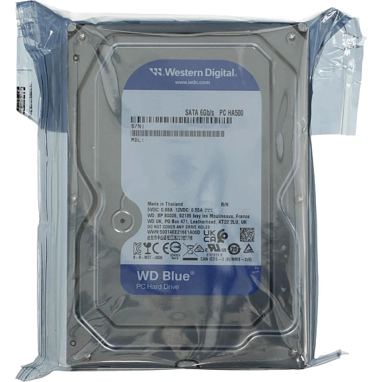 Жесткий диск WD BLUE 4TB 3,5 5400RPM 128MB(WD40EZZX)