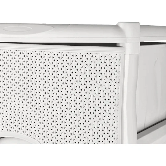 Комод PR_Keeplex Rattan четырехсекционный белое облако