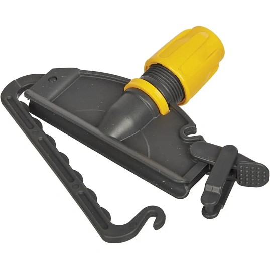 Держатель МОПа Кентукки 15см пластик т.серый/желтый IM210