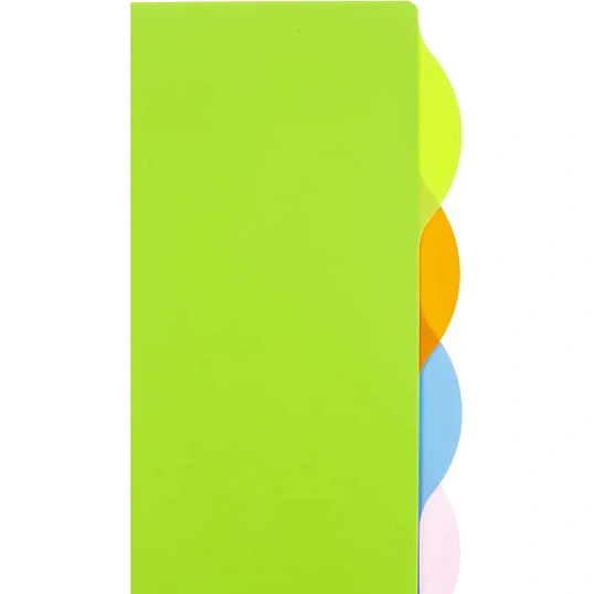 Разделитель листов А4+ 5л., полукруг, Attache Selection