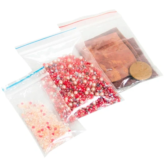 Пакет с замком (Zip Lock) 10 х 10 см, 32 мкм, 100 шт/уп