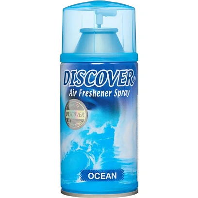 Баллон сменный для автоосвежителя DISCOVER Ocean(Океан) 320 мл. спрей