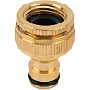 Адаптер для шланга латунный, 1/2-3/4 внутренняя резьба Palisad 65820