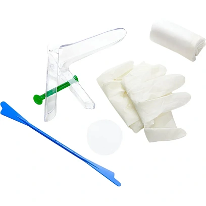 Набор гинекологический Юнона р-р 2/M №2 со шпателем Эйра 60 наборов в уп