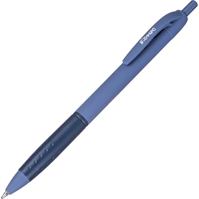 Ручка шариковая автоматическая Комус Gravity, д.ш. 0,7 мм, манж., синяя