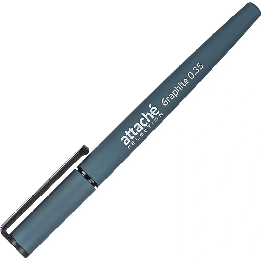 Ручка гелевая неавтомат. Attache Selection Graphite цвет чернил синий