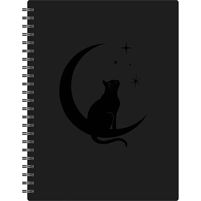 Тетрадь общая Attache Selection Кошка А5,156х207мм 80л клетка, спираль