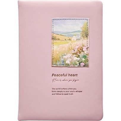 Ежедневник недатированный IF 140x200мм 160л тверд Краски I2000/pink