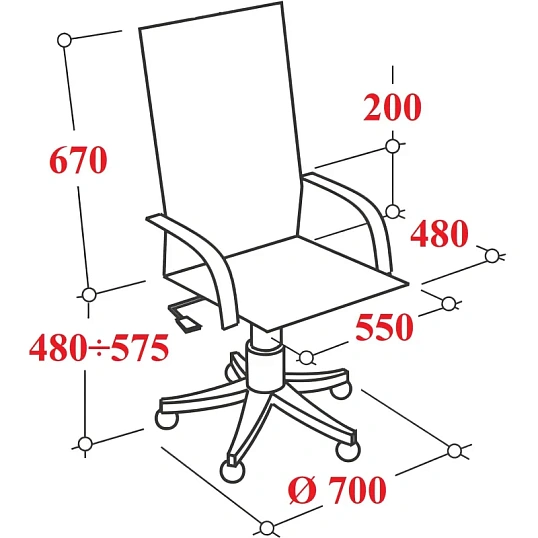 Кресло VB_T-898/3C1GR ткань серый, нов.подл