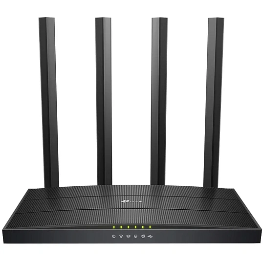 Маршрутизатор TP-Link Archer C6U, AC1200 двухдиапазонный гигабитный роутер