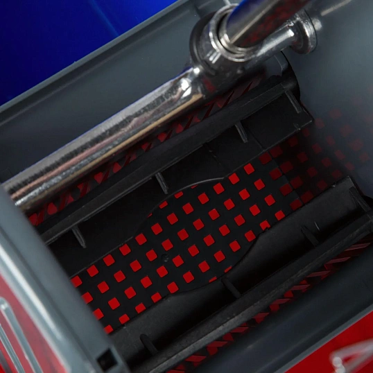 Тележка уборочная с отж. прессом Luscan Prof 2х17л 118,5x40x100,5см