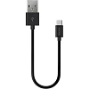 Кабель Deppa USB-A - USB-C, USB 2.0, 2.4A, 2м, черный