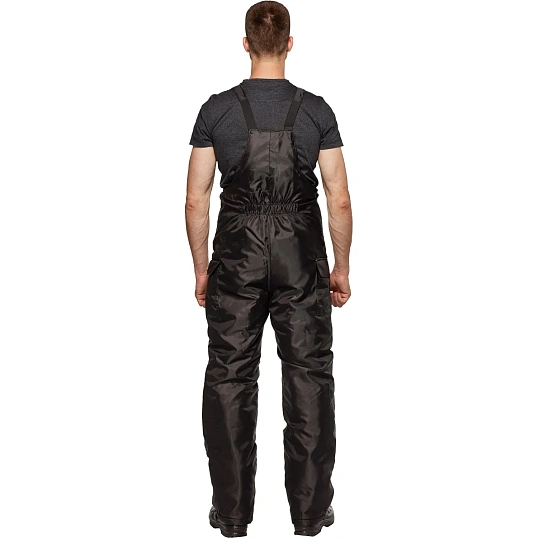 Костюм зимний Охранника с п/к черный (р.60-62) 170-176