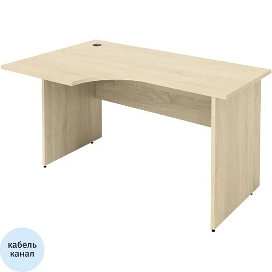 Стол письменный IN Рондо L правый 22/16 1400x900x755 дуб альпийский
