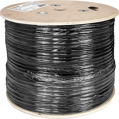 Кабель ExeGate UTP4-C5e-CU-S24-SW-OUT-PE-BK-305-FLUKE UTP