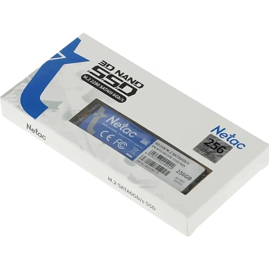 SSD накопитель Netac N535N NT01N535N-256G-N8X 256GB M.2 2280 SATAIII