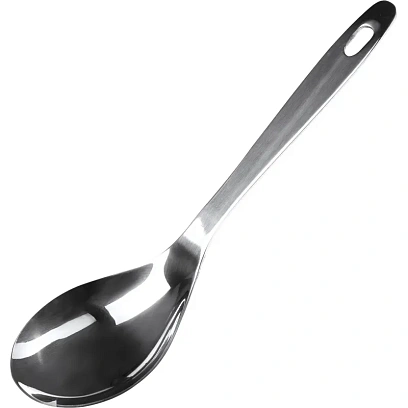 Ложка гарнирная малая нерж.ручка 15см, кт1087