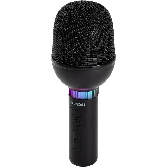 Микрофон Hyundai H-MIC101, черный, беспроводной
