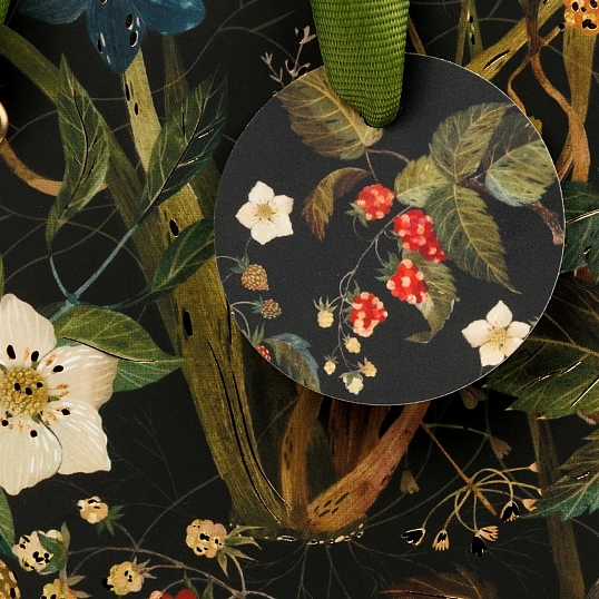 Пакет под бутылку подар. PREMIUMFLORA.ЛЕСНЫЕ ЯГОДЫ,12.3x36x9см 2-856/02