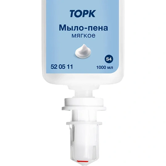 Картридж с жидким мылом Торк/Tellus S4 1л пен.мягк.прозр.520511 д/арт.33068