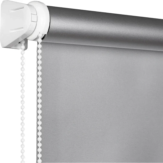 Рулонная штора Комус Мебель blackout silver 537837 V2, 70х160, серый