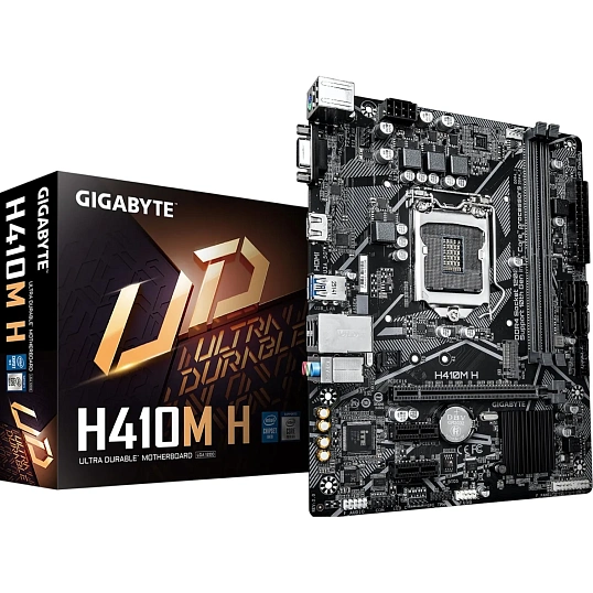 Материнская плата Gigabyte H410M H 2.0 H410, LGA1200, 2xDDR4, MATX