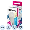 Лампа светодиодная Космос Экономик 11W E27 3000k тепл.бел. ст.колба