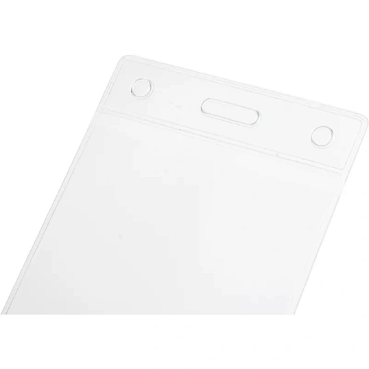 Бейдж Attache Economy 138x96 150мкм,шнурок 45см син, вкладыш 120x90 5шт/уп