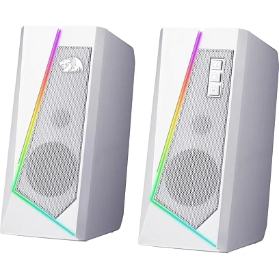 Акустическая система Redragon Anvil (71775) белый,5 Вт,RGB,USB+3.5мм