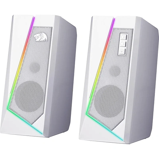 Акустическая система Redragon Anvil (71775) белый,5 Вт,RGB,USB+3.5мм