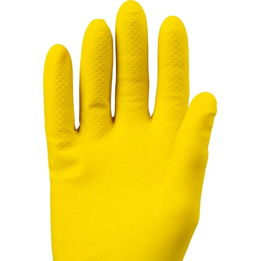 Перчатки латексные Gward LOTOS G60 60 гр желтые р.7