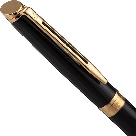 Ручка перьевая WATERMAN HEMISPHERE  S0920610 черн лак с позол,чернила син
