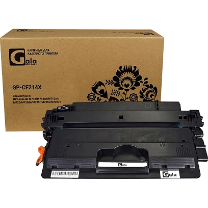 Картридж лазерный GalaPrint CF214X чер. пов.емк. для HP LJ 700/712