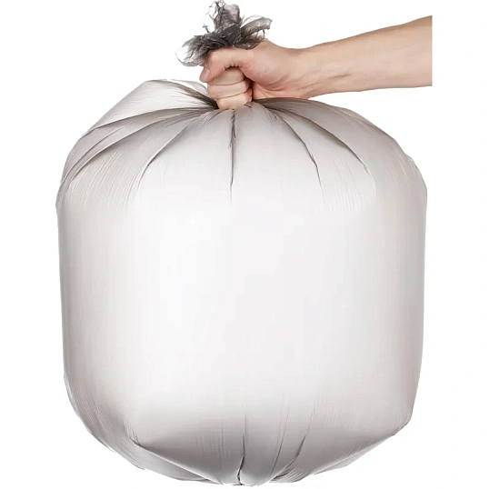 Мешки для мусора ПНД 60л 60х80см 10мкм черные 25шт/уп_Green Pack