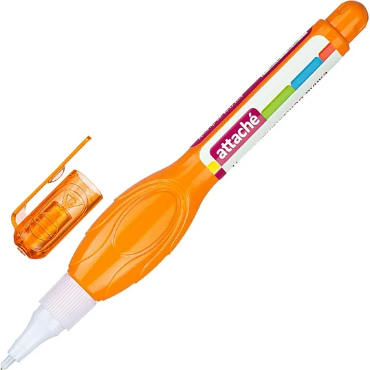 Корректирующий карандаш 5 мл Attache пластиковый наконечник цвет ассорти