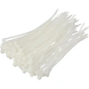 Хомут стяжка нейлоновая морозост TOPFORT 3х100 (2,5х100 мм) белый 100 шт/уп