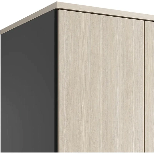 Гардероб К-Loft 241H002 выс.2106 дуб скандин./графит