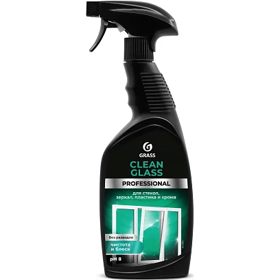 Профхим д/стекл-зеркал поверхностей Grass/Clean Glass PROF, 0,6л_т/р