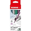Карандаш механический Kores M2 Essential 0,5мм, прорез.корп, в асс, 99154