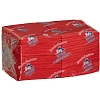 Салфетки бумажные 2 сл 23х24 см красные 250 шт/уп