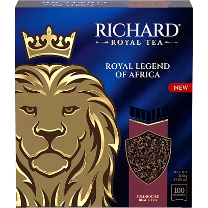 Чай Richard Royal Legend of Africa черный 2гx100сашет